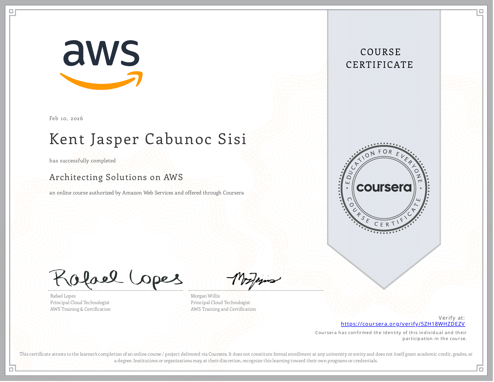Architecting Solutions on AWS