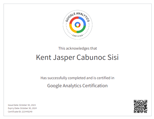 Google Analytics Certification